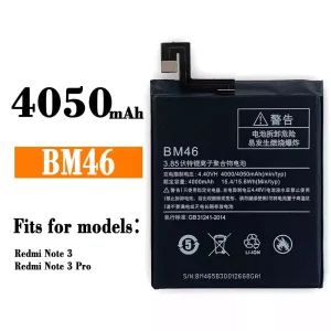 Phone battery BM46 for Xiaomi Redmi Note 3/ Redmi Note 3 Pro