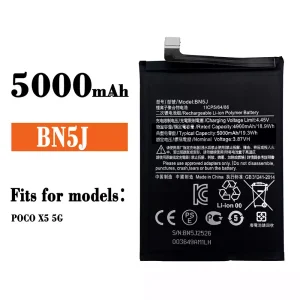 Phone battery BN5J for Xiaomi POCO X5 5G