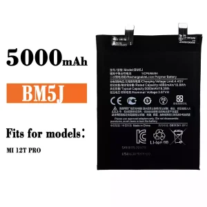 Phone battery BM5J for Xiaomi redmi K50 ultra / mi 12T Pro