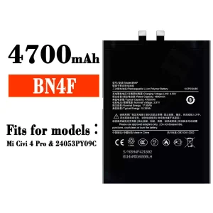 Phone battery BN4F for Xiaomi Mi Civi 4 Pro