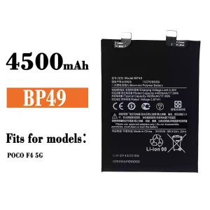 Phone battery BP49 for Xiaomi Poco F4 5G / Redmi K40s