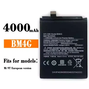 Phone battery BM4G for Xiaomi Mi 9T