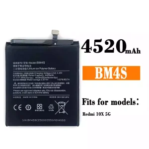 Phone battery BM4S for Xiaomi redmi 10X 5G