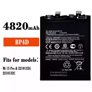 Phone battery BP4D for Xiaomi Mi 13 Pro