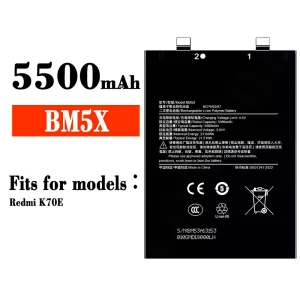 Phone battery BM5X for Xiaomi Redmi K70E