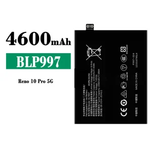 Phone battery BLP997 for OPPO Reno 10 Pro