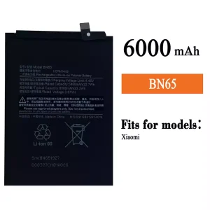 Phone battery BN65 for Xiaomi