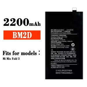 Phone battery BM2D for Xiaomi Mi Mix Fold 3