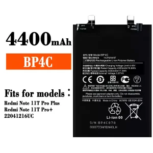 Phone battery BP4C for Xiaomi Redmi Note 11T Pro Plus / Redmi Note 11T Pro+
