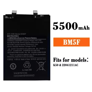 Phone battery BM5F for Xiaomi K50
