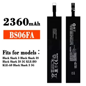 Phone battery BS06FA for xiaomi Black Shark 3 / Black Shark 3S