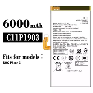 Phone battery C11P1903 for Asus ROG Phone 3