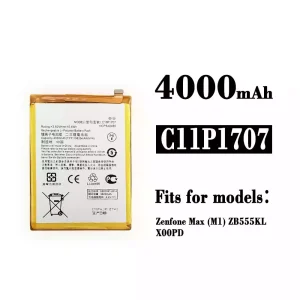 Phone battery C11P1707 for Asus ZenFone Max (M1)