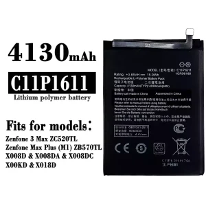 Phone battery C11P1611 for Asus Zenfone 3 Max / Zenfone Max Plus(M1)