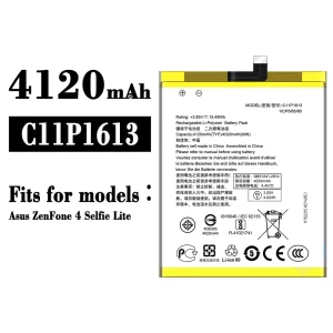 Phone battery C11P1613 for Asus ZenFone 4 Selfie Lite