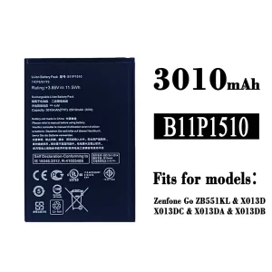 Phone battery B11P1510 for Asus Zenfone Go ZB551KL