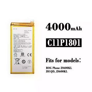 Phone battery C11P1801 for Asus ROG Phone 1 ZS600KL