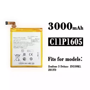 Phone battery C11P1605 for Asus ZenFone 3 Deluxe