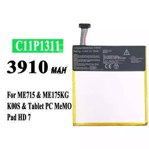 Phone battery C11P1311 for Asus Tablet PC MeMO / Pad HD7