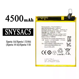 Phone battery SNYSAC5 for Sony xperia X1iii X5iii X10iii