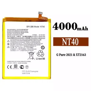 Phone battery NT40 for Motorola G Pure 2021 / E20 / K14