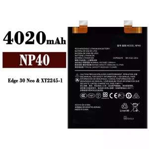 Phone battery NP40 for Motorola Edge 30 Neo
