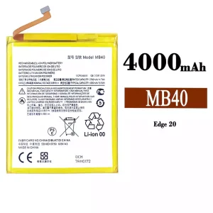 Phone battery MB40 for Motorola Edge 20