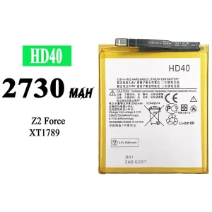 Phone battery HD40 for Motorola Moto Z2 Force / Z Force Edition 2nd gen