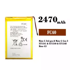 Phone battery FC40 for Motorola Moto G 3rd gen / Moto G Gen 3 / Moto G3