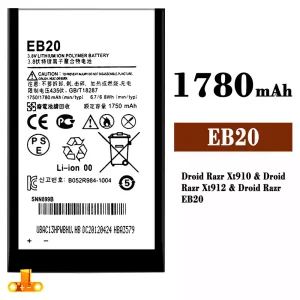 Phone battery EB20 for Motorola Droid Razr Xt910 / Droid Razr Xt912 / Droid Razr EB20