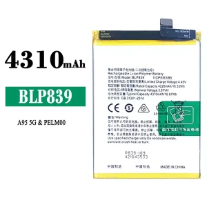 Phone battery BLP839 for OPPO A95 5G / A94 5G / Reno 5Z 5G / Reno 6Z