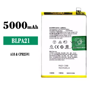 Phone battery BLPA21 for OPPO A18