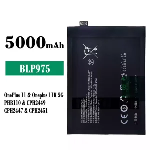 Phone battery BLP975 for OnePlus 11 / Oneplus 11R 5G