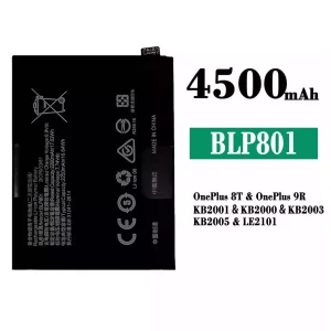 Phone battery BLP801 for OnePlus 8T / OnePlus 9R