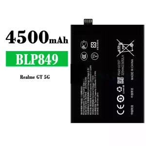 Phone battery BLP849 for OPPO Realme GT 5G