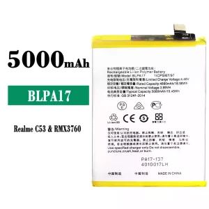 Phone battery BLPA17 for OPPO Realme C53 / C67 NFC / C65 4G / C67 4G