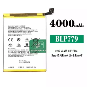 Phone battery BLP779 for OPPO A92S / A93 / F17 Pro / Reno 4Z 5G / Reno 4 Lite / Reno 4F
