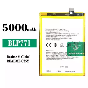 Phone battery BLP771 for OPPO Realme C25Y / Realme 6i