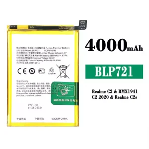 Phone battery BLP721 for OPPO Realme C2 / Realme C2s
