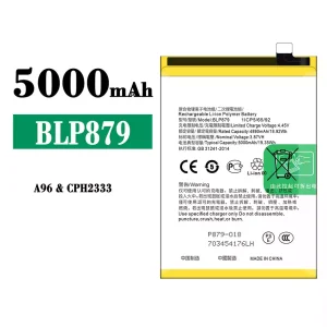 Phone battery BLP879 for OPPO A96