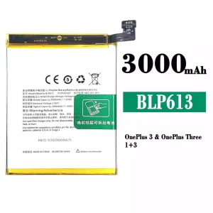 Phone battery BLP613 for OnePlus 3