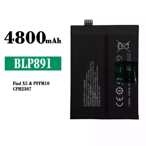 Phone battery BLP891 for OPPO Find X5