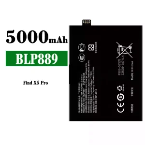 Phone battery BLP889 for OPPO Find X5 Pro