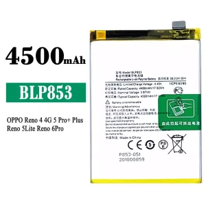 Phone battery BLP853 for OPPO Reno 4 / Reno 5 Pro Plus / Reno 5 Lite /Reno 6 Pro