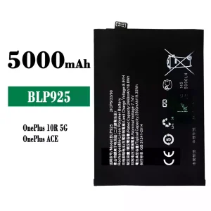 Phone battery BLP925 for OnePlus 10R 5G/ OnePlus ACE/ 1+NORD 3 5G