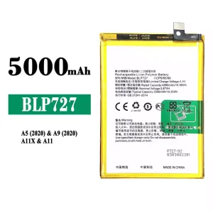 Phone battery BLP727 for OPPO A5 2020 / A9 2020 / A11X / A11