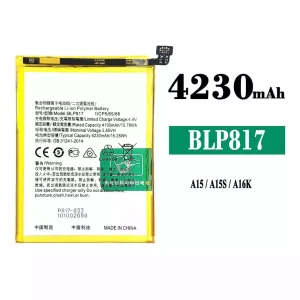 Phone battery BLP817 for OPPO A15 /A15S /A16K