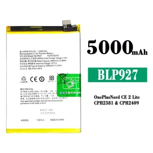 Phone battery BLP927 for OnePlus Nord 2 Lite / OnePlus Nord CE 2 Lite