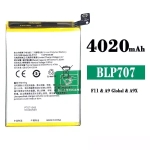 Phone battery BLP707 for OPPO A9 /A9X /F11