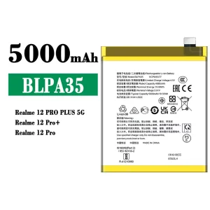 Phone battery BLPA35 for OPPO Realme 12 Pro Plus